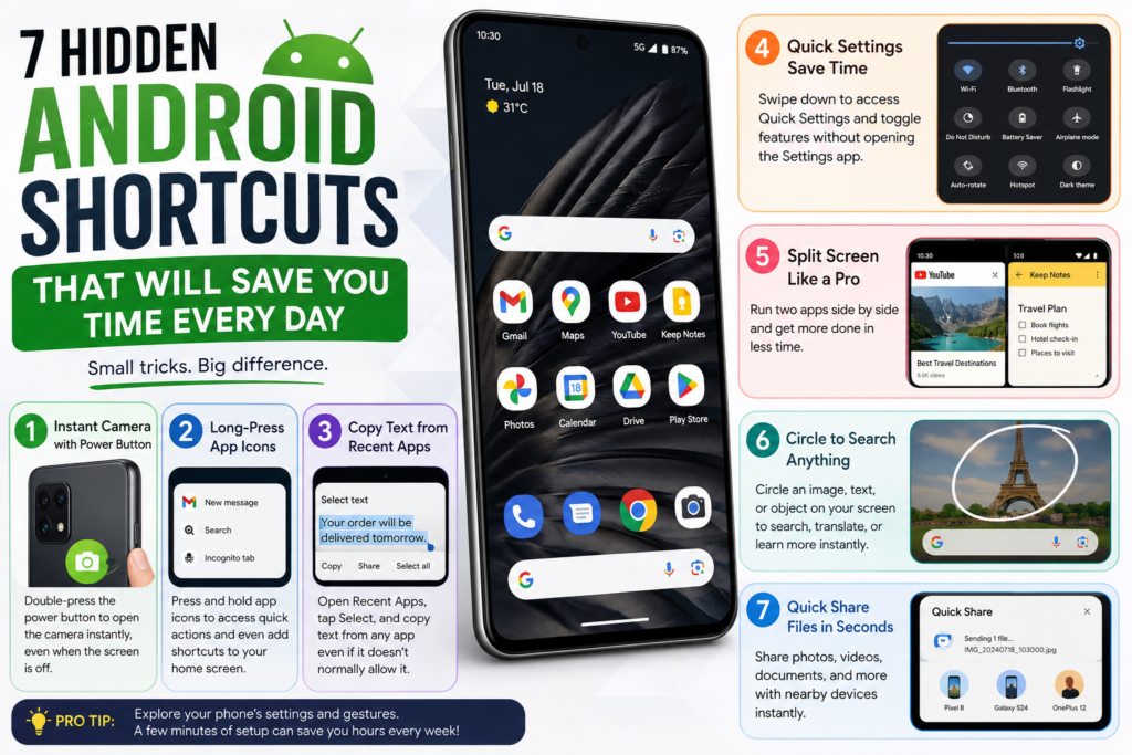 Hidden Android 17 Shortcuts That Will Save You Time Every Day