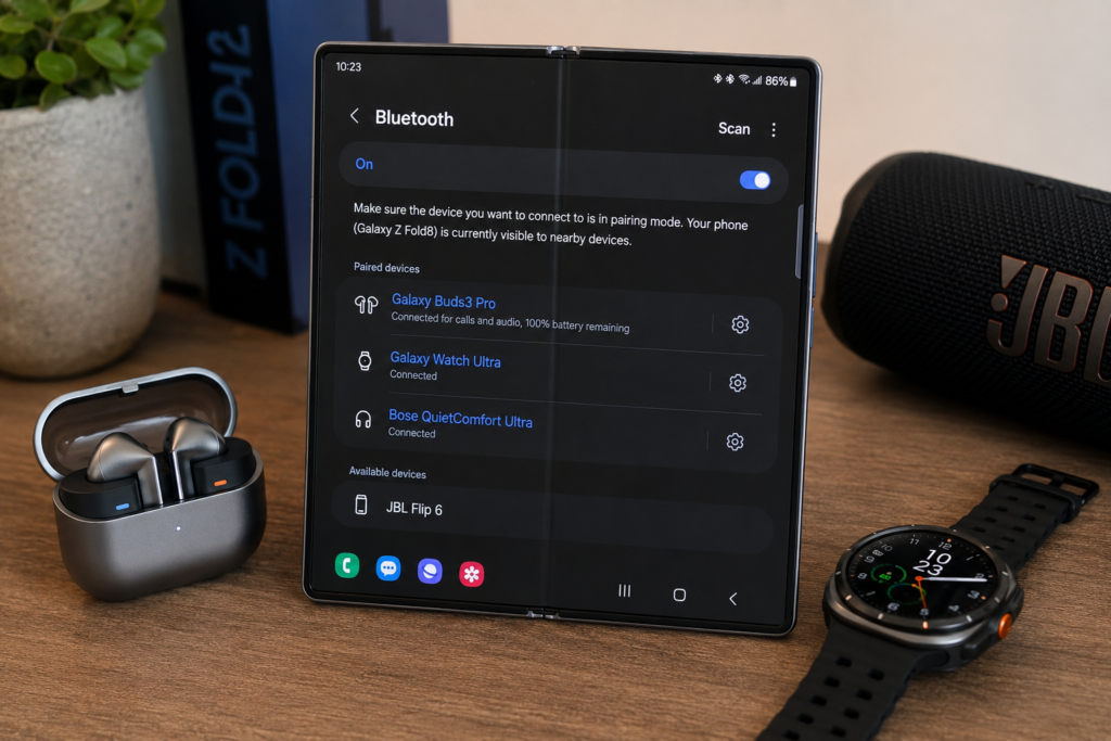 How to Pair Bluetooth Devices With Galaxy Z Fold8: Easy Setup & Troubleshooting Guide