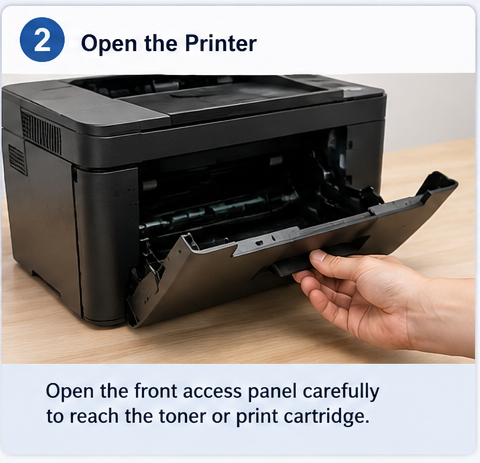 2. Open the Printer
