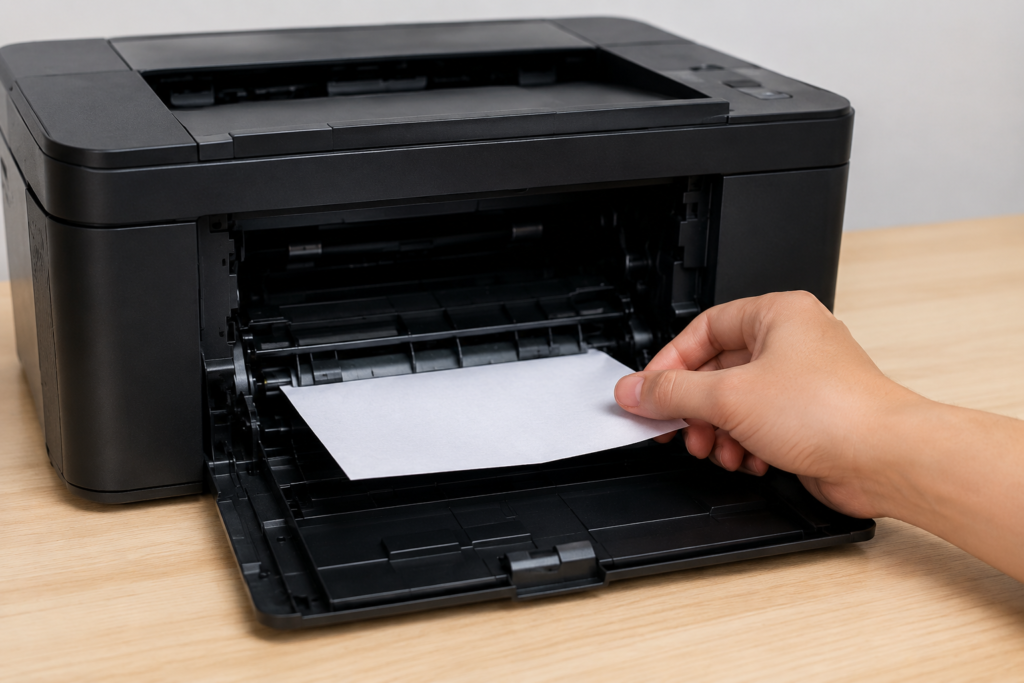 How to Clear an Internal Paper Jam on a Lexmark C950de Printer