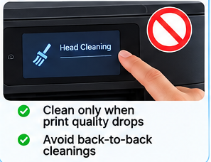 do. not use too much manual cleaning. on. Canon LaserClass 7000